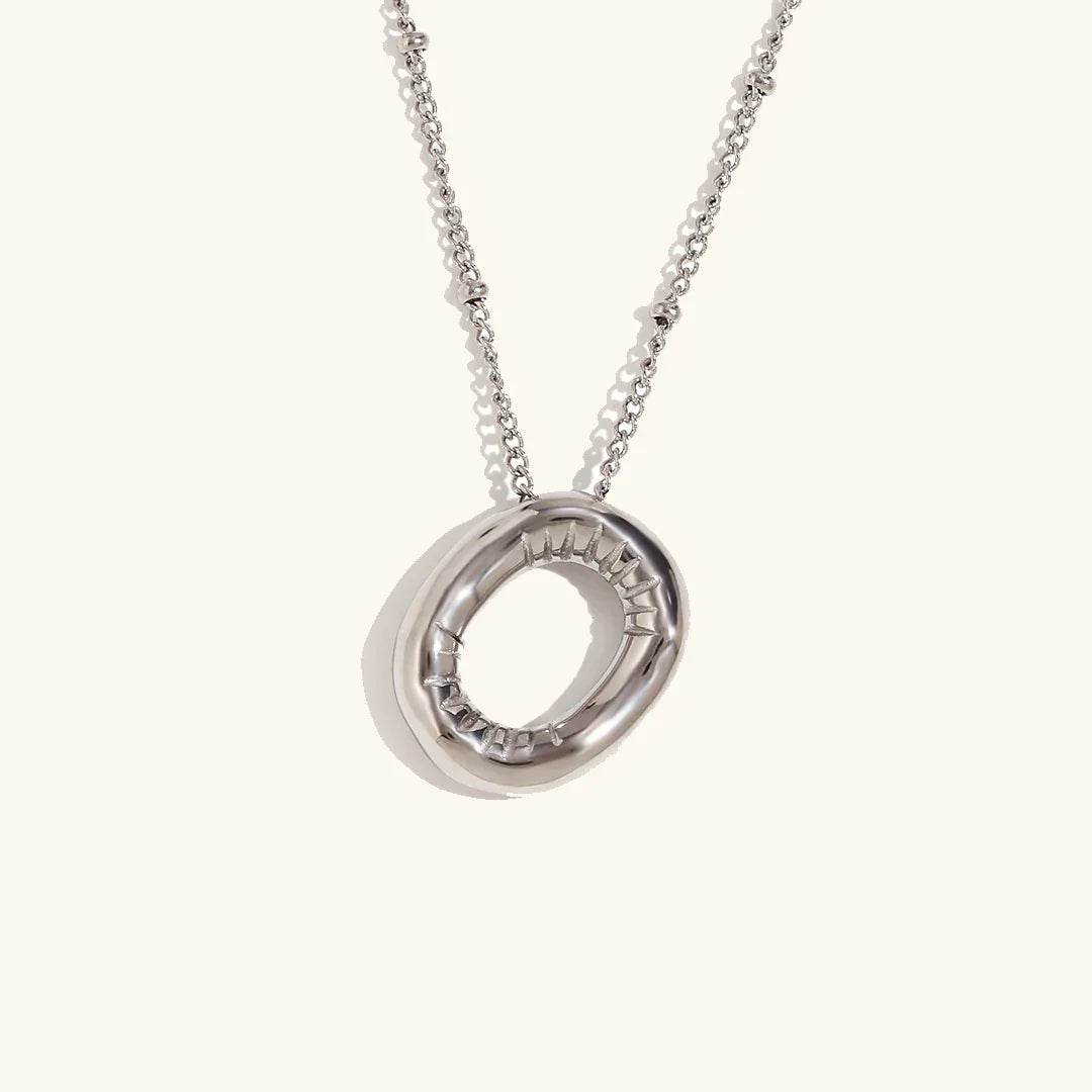 Juliet Bubble Initial Necklace