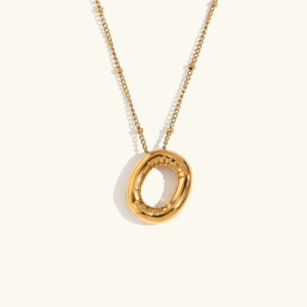 Juliet Bubble Initial Necklace