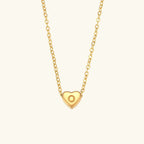 Amélie Heart Initial Necklace