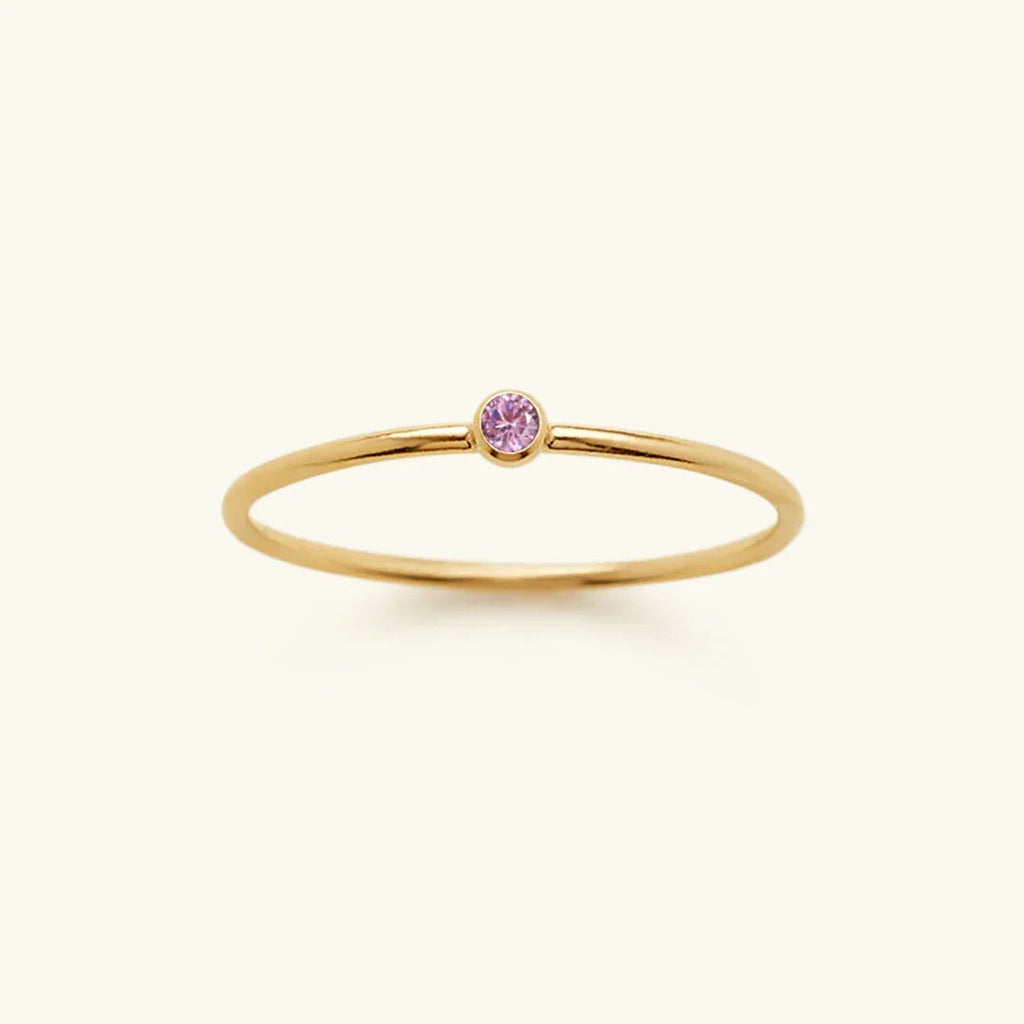 Hepzibah Birthstone Stacker Ring
