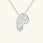 Mabelle Bubble Initial Necklace