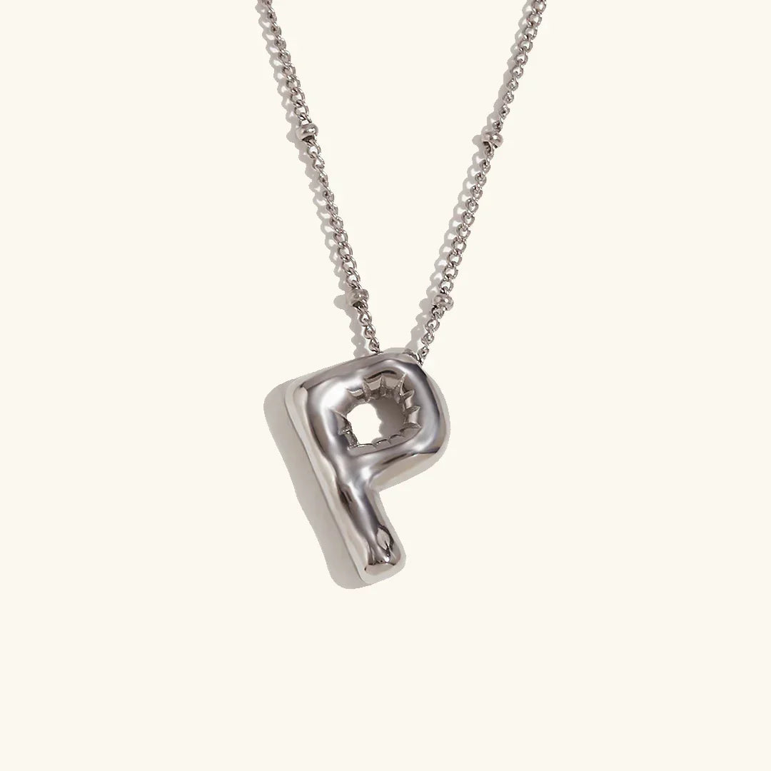 Juliet Bubble Initial Necklace