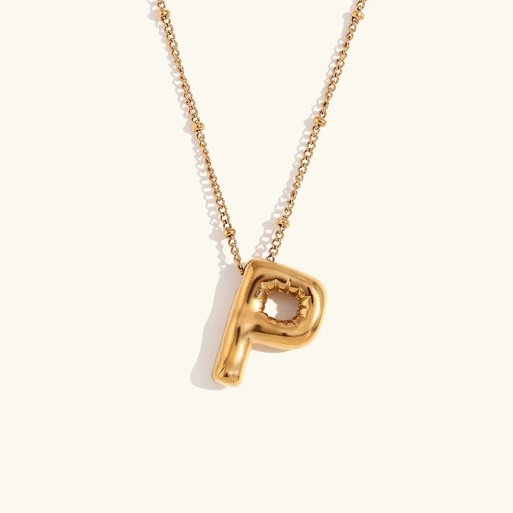 Juliet Bubble Initial Necklace