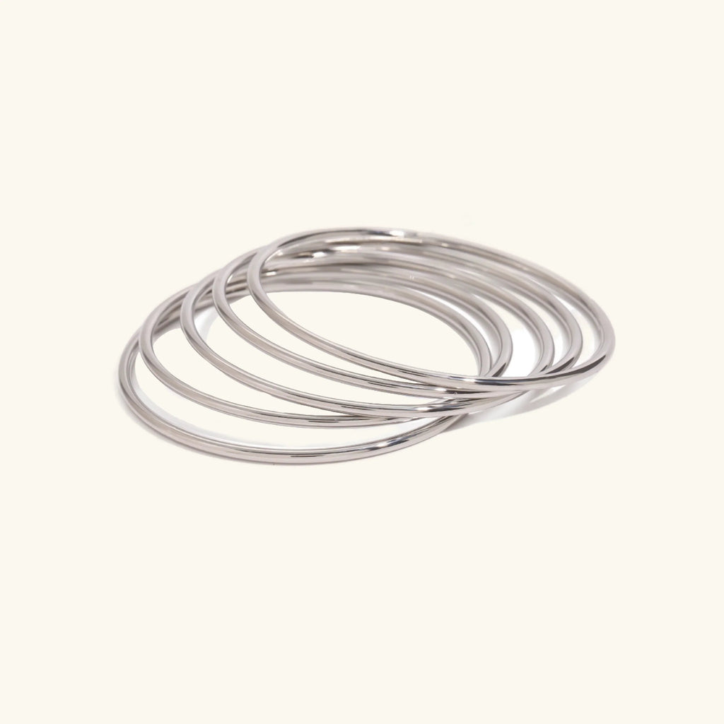 Clementine Gold Bangle Set