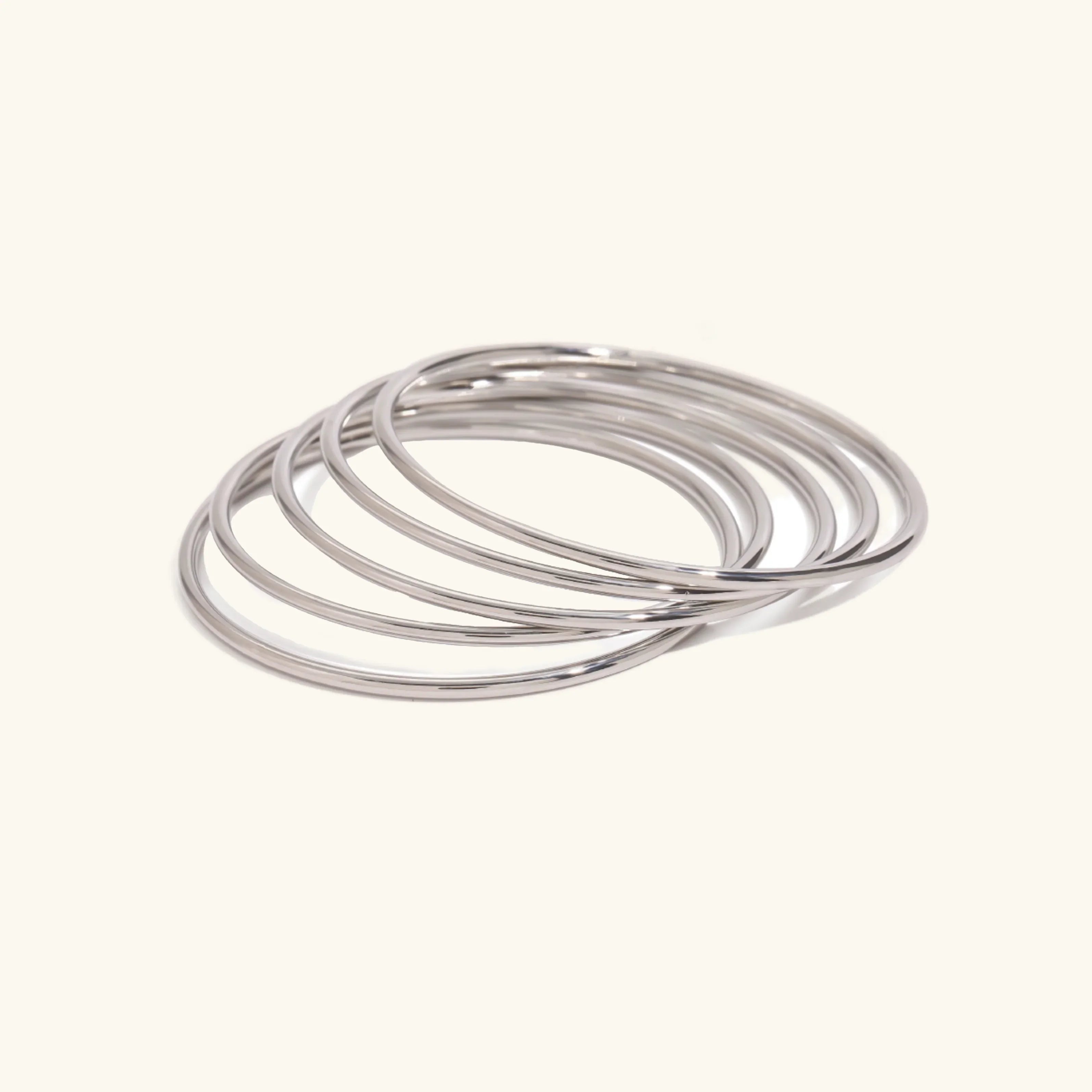 Clementine Gold Bangle Set