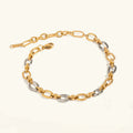Zerlina Two Tone Bracelet