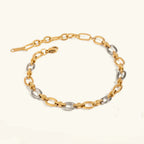 Zerlina Two Tone Bracelet