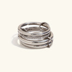 Ottoline Diamond Ring Stack