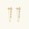 Milena Diamond Chain Studs