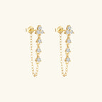 Milena Diamond Chain Studs