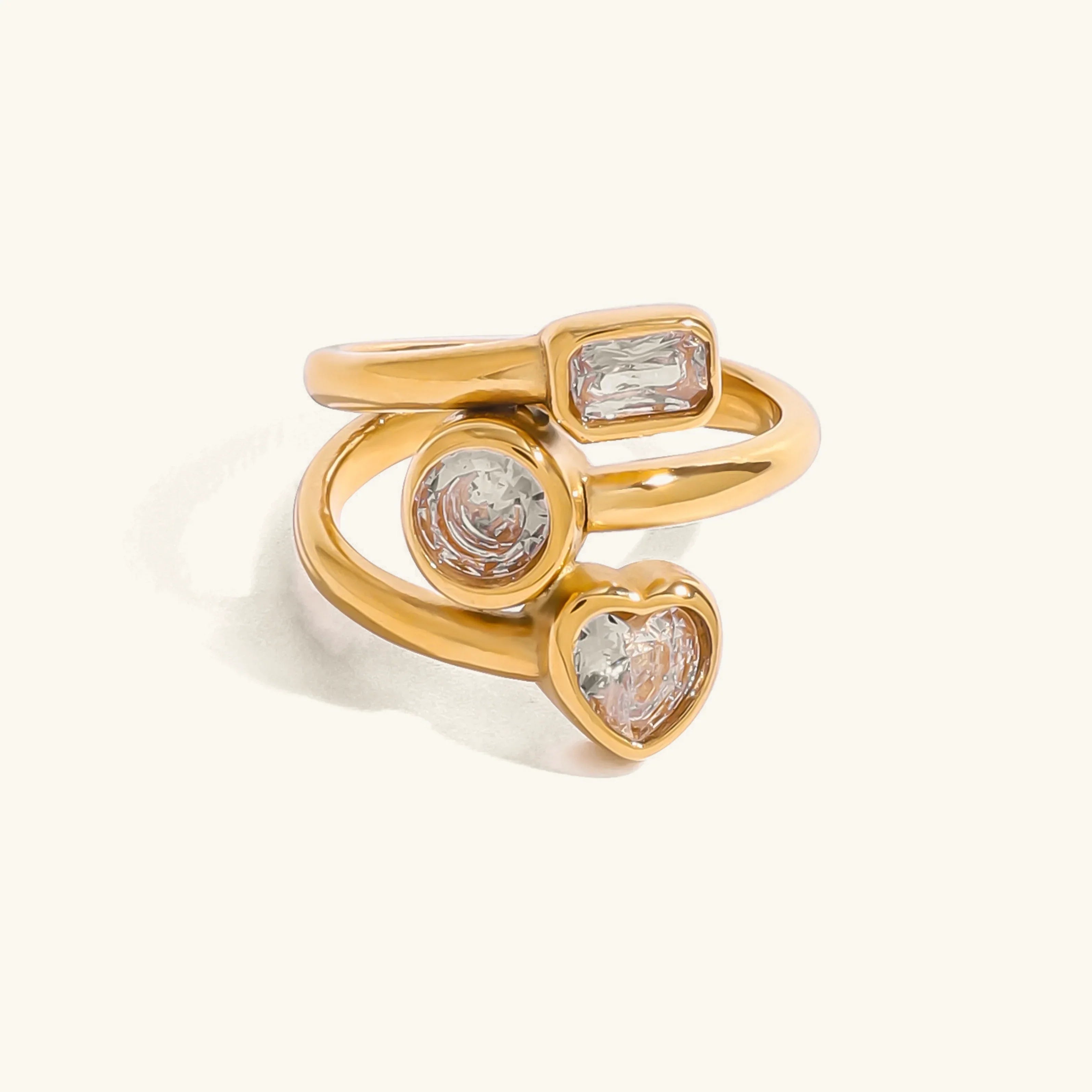 Ludovica Layered Diamond Ring