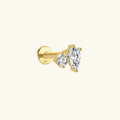 Renée Flat Back Diamond Studs
