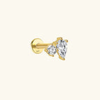 Renée Flat Back Diamond Studs