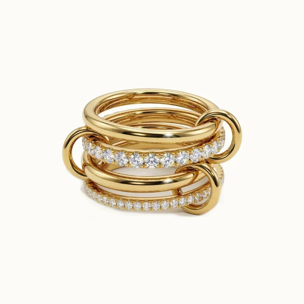 Emmeline Stacked Diamond Ring