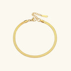 Noa Herringbone Anklet