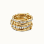 Ophelia Stacked Diamond Ring