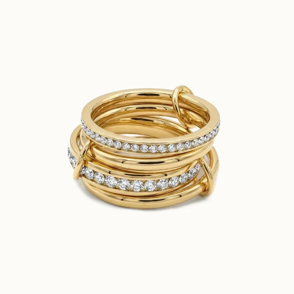 Ophelia Stacked Diamond Ring