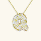 Mabelle Bubble Initial Necklace