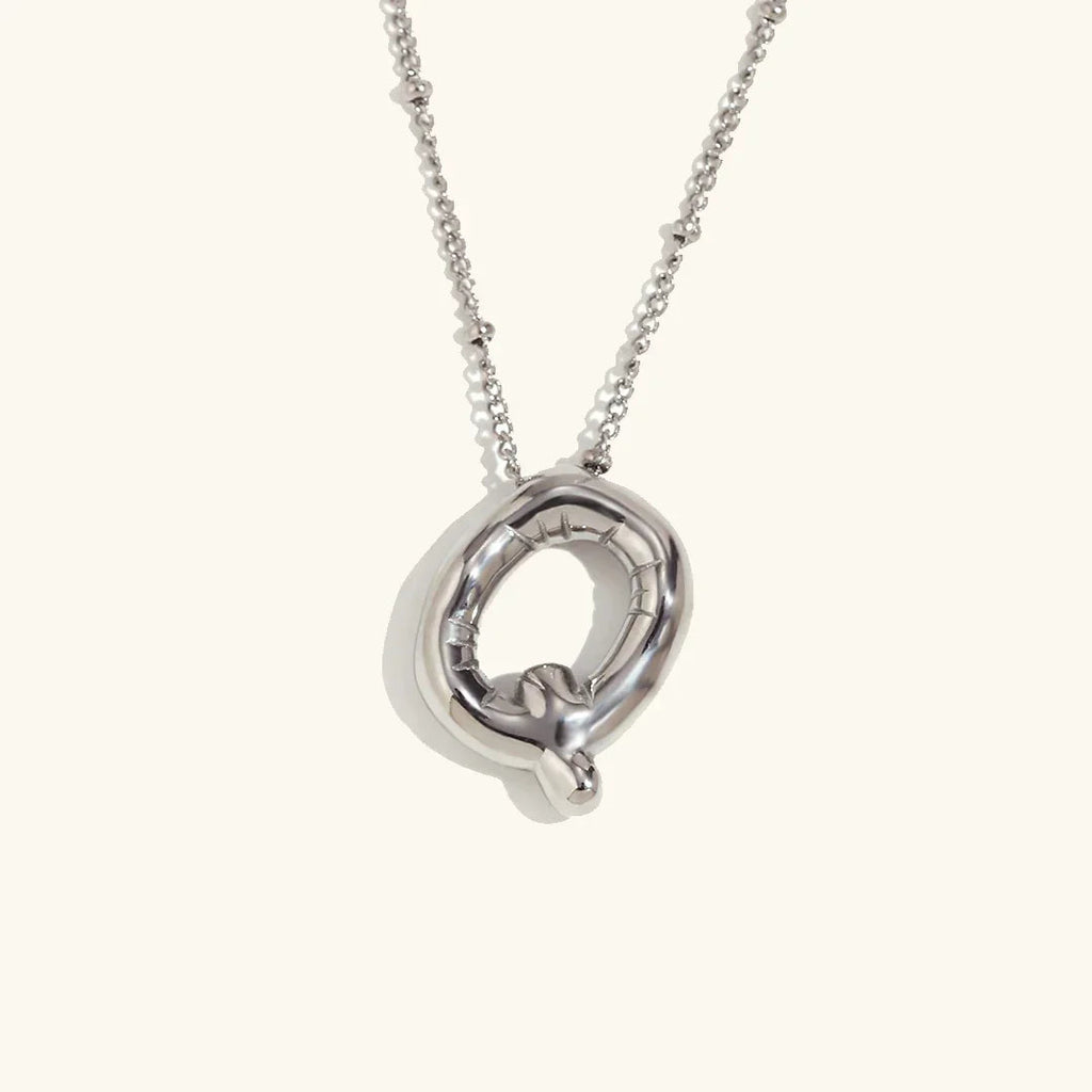 Juliet Bubble Initial Necklace