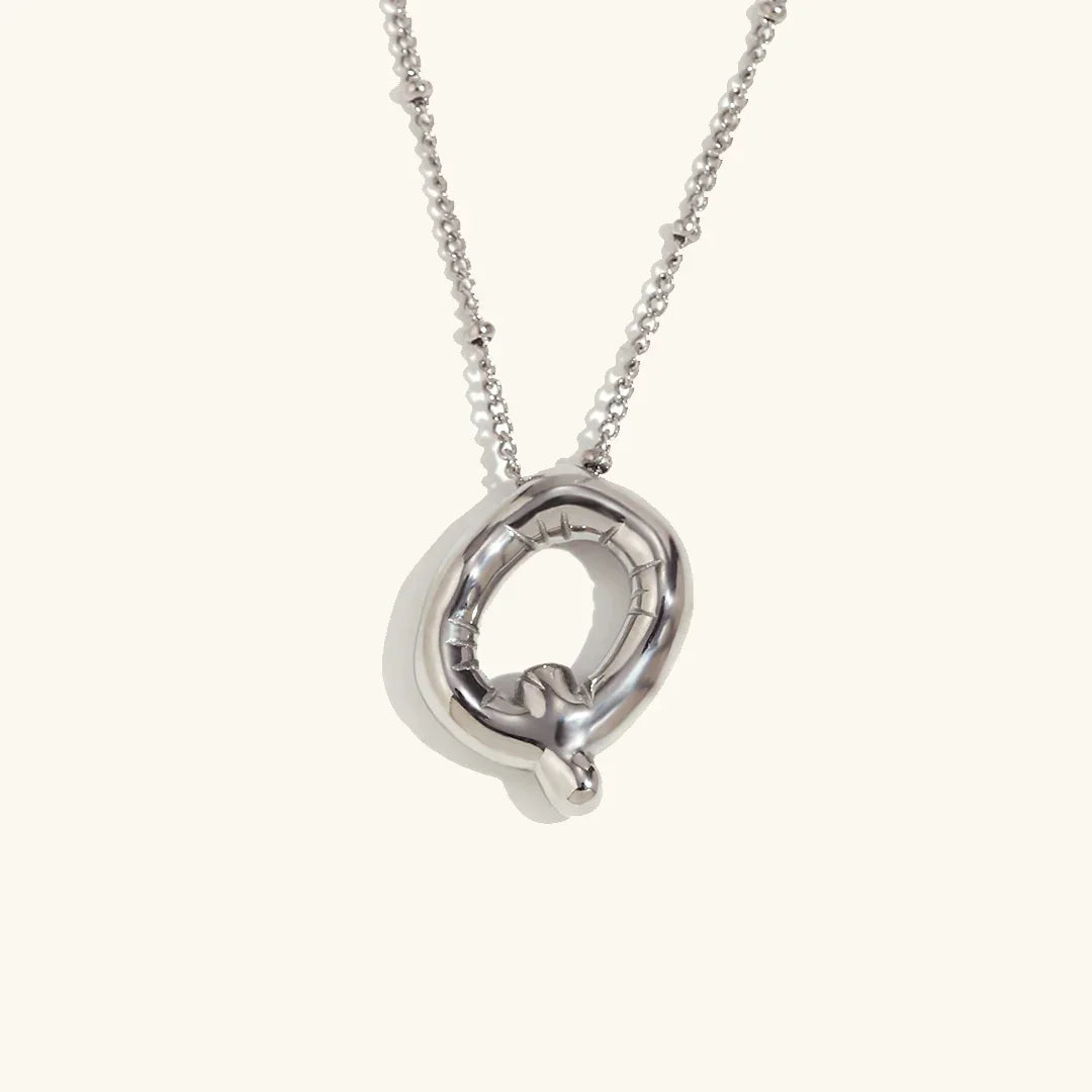 Juliet Bubble Initial Necklace