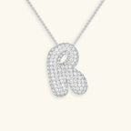 Mabelle Bubble Initial Necklace