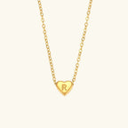 Amélie Heart Initial Necklace