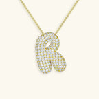 Mabelle Bubble Initial Necklace