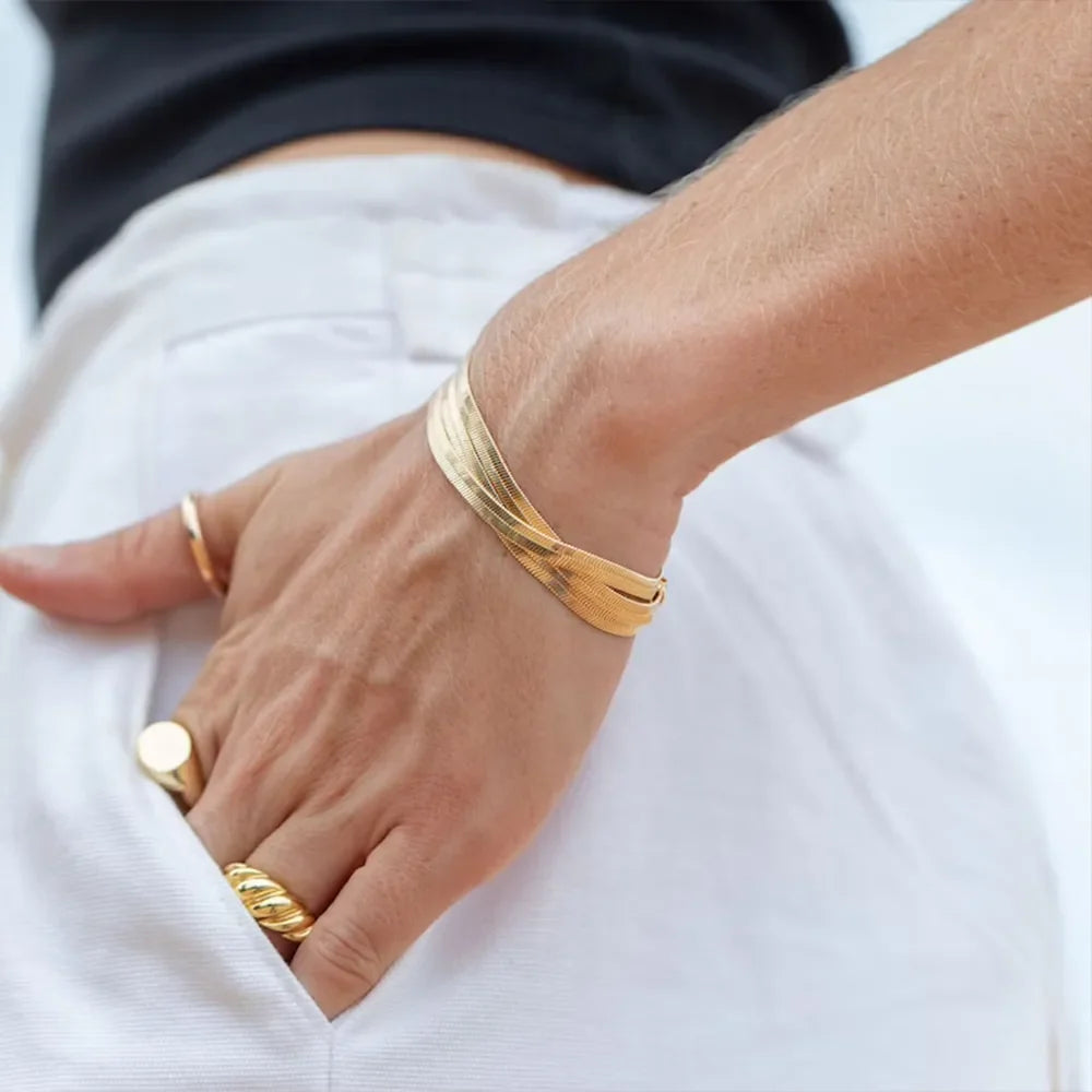 Margot Herringbone Bracelet