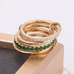 Ginevra Stacked Diamond Ring