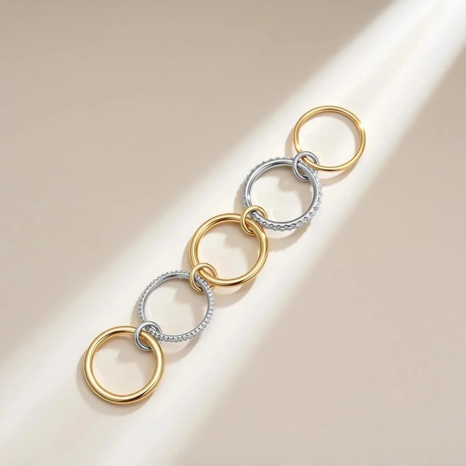 Rosalba Stacked Diamond Ring