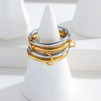 Sienna Two-Tone Stacked Ring