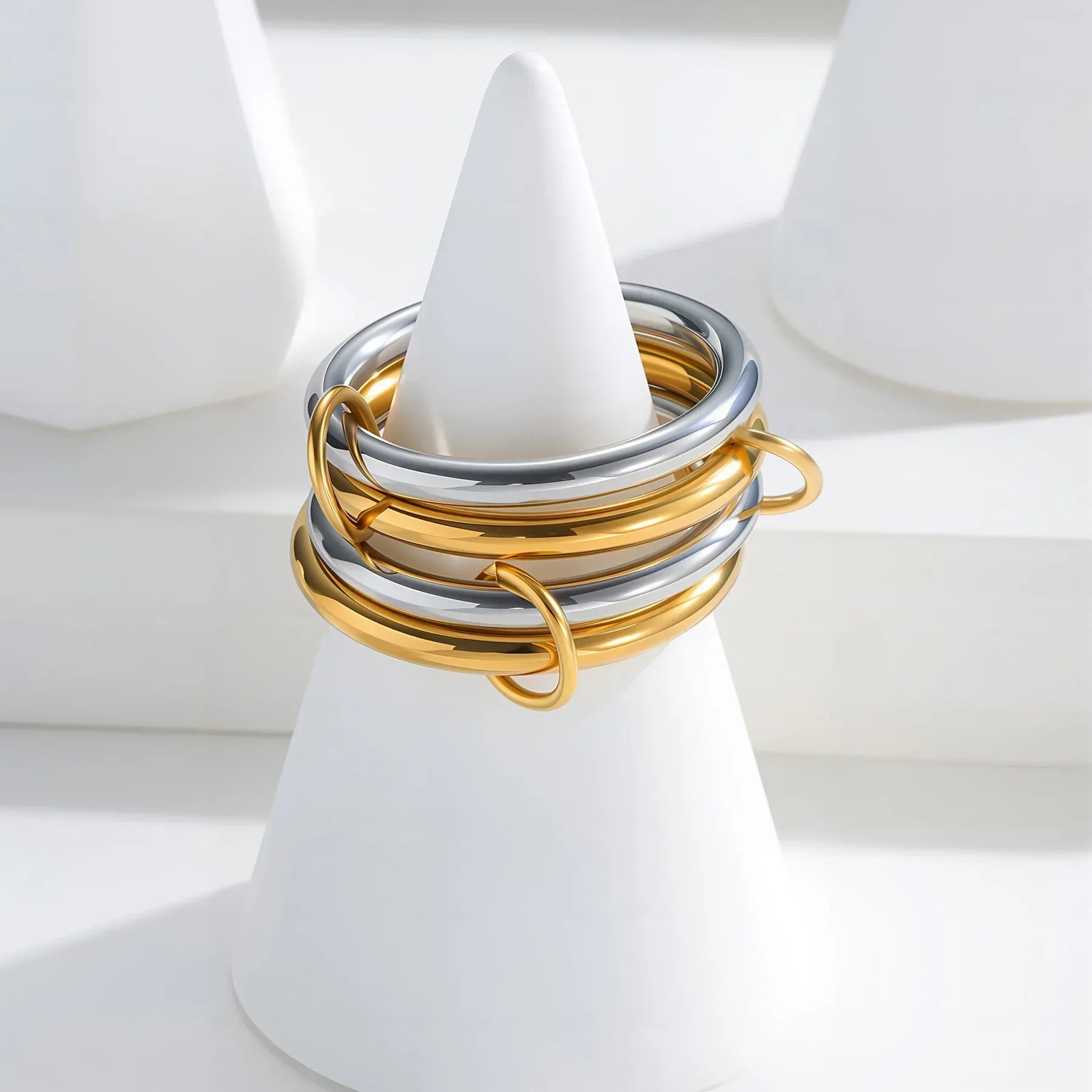 Sienna Two-Tone Stacked Ring