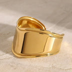 Freya Smooth Gold Cuff