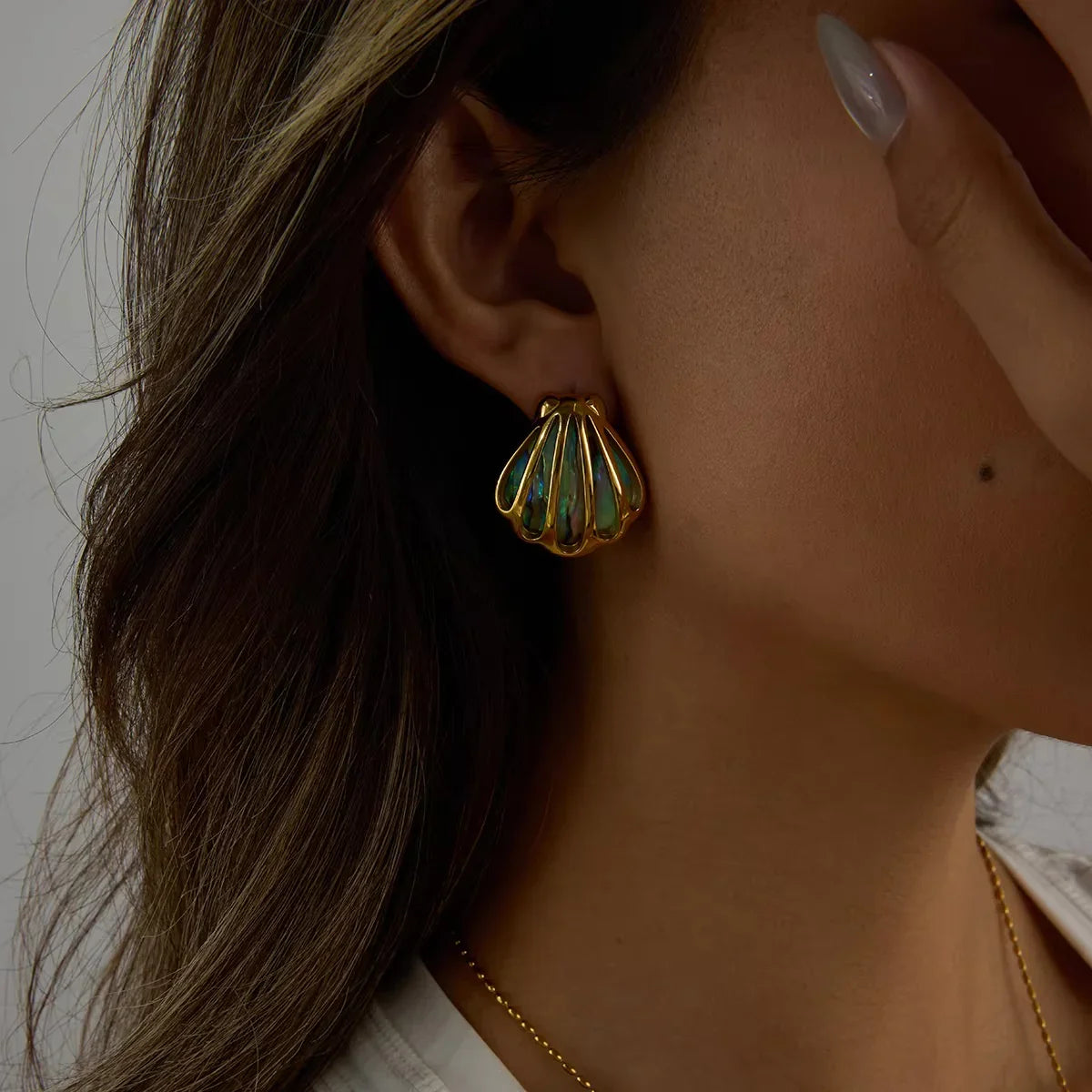 Coraline Seashell Earrings