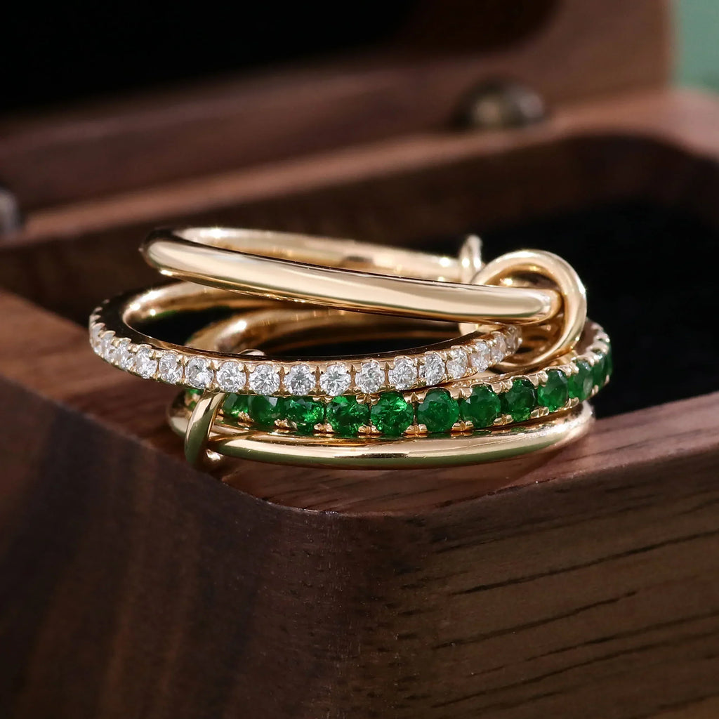 Ginevra Stacked Diamond Ring
