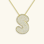 Mabelle Bubble Initial Necklace