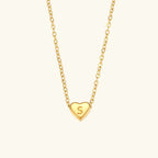 Amélie Heart Initial Necklace