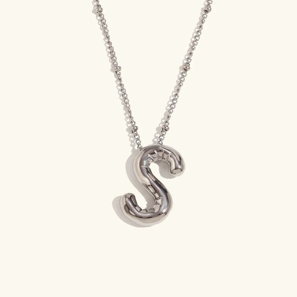 Juliet Bubble Initial Necklace