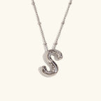 Juliet Bubble Initial Necklace