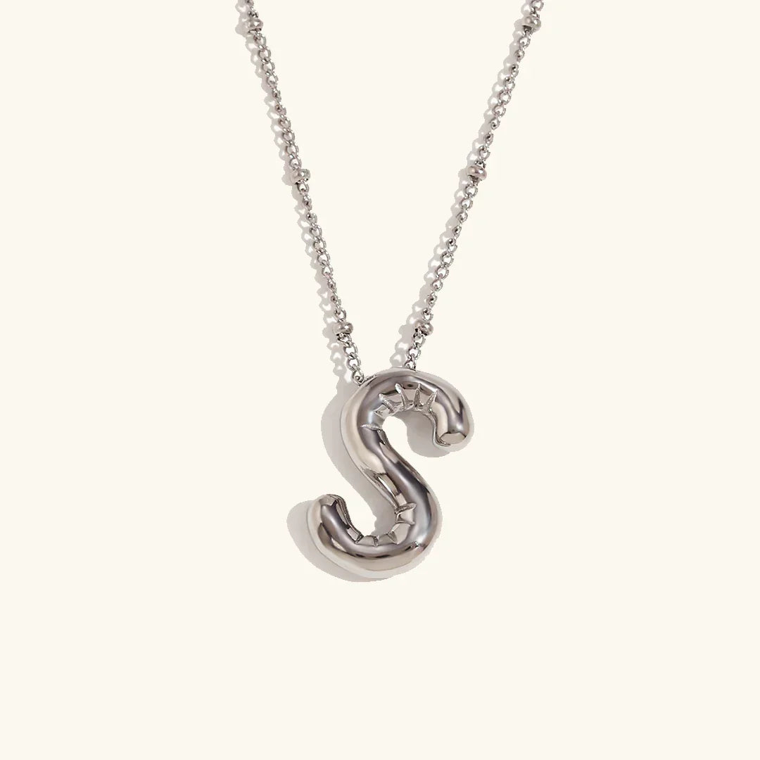 Juliet Bubble Initial Necklace