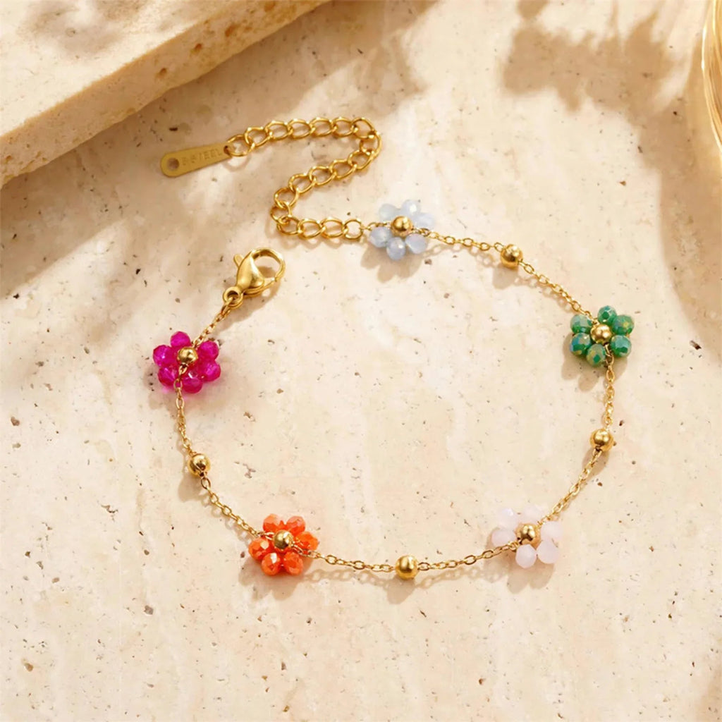 Philomena Floral Gold Bracelet