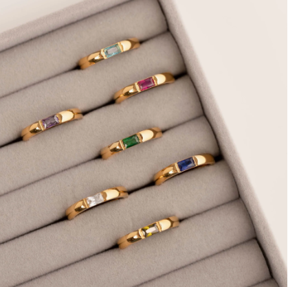 Opal Birthstone Ring