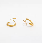 Tess Double Hoops