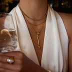 Selwyn Gold Serpentine Pendant