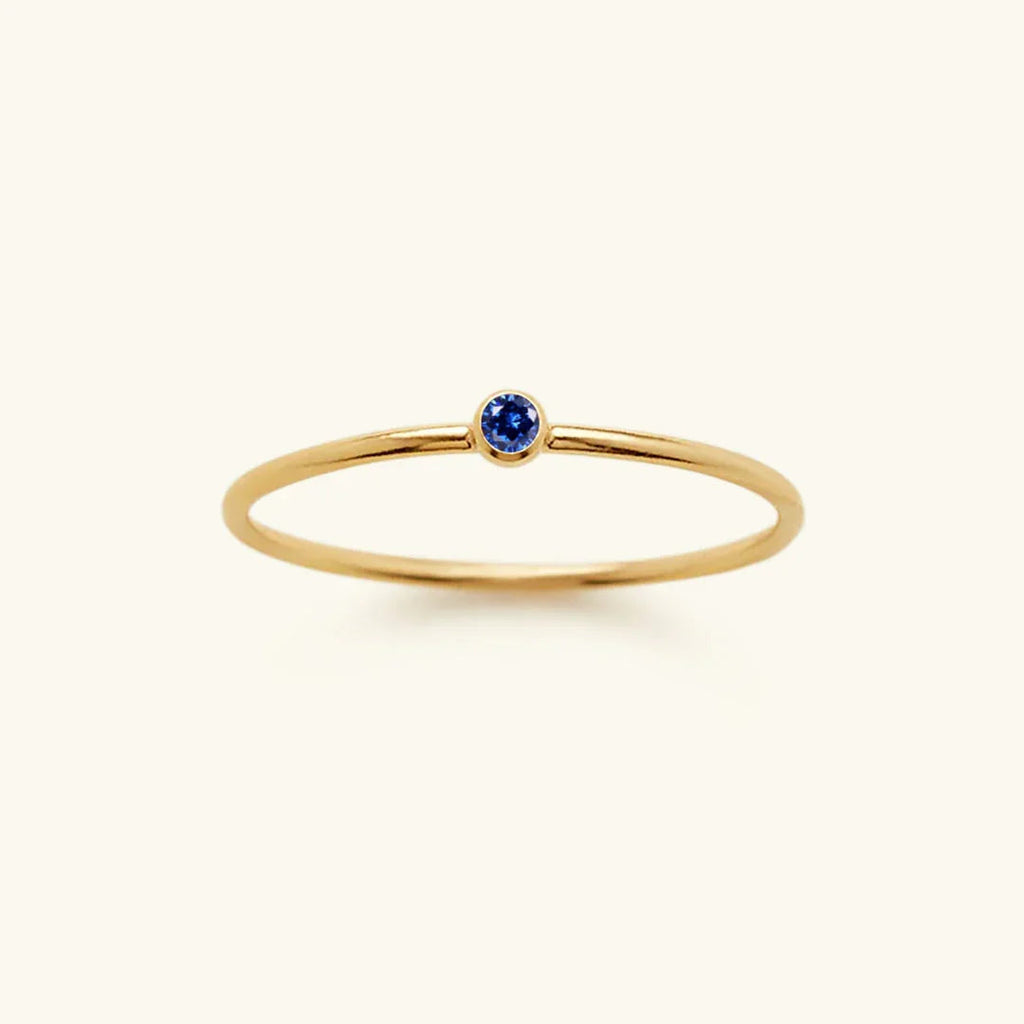 Hepzibah Birthstone Stacker Ring