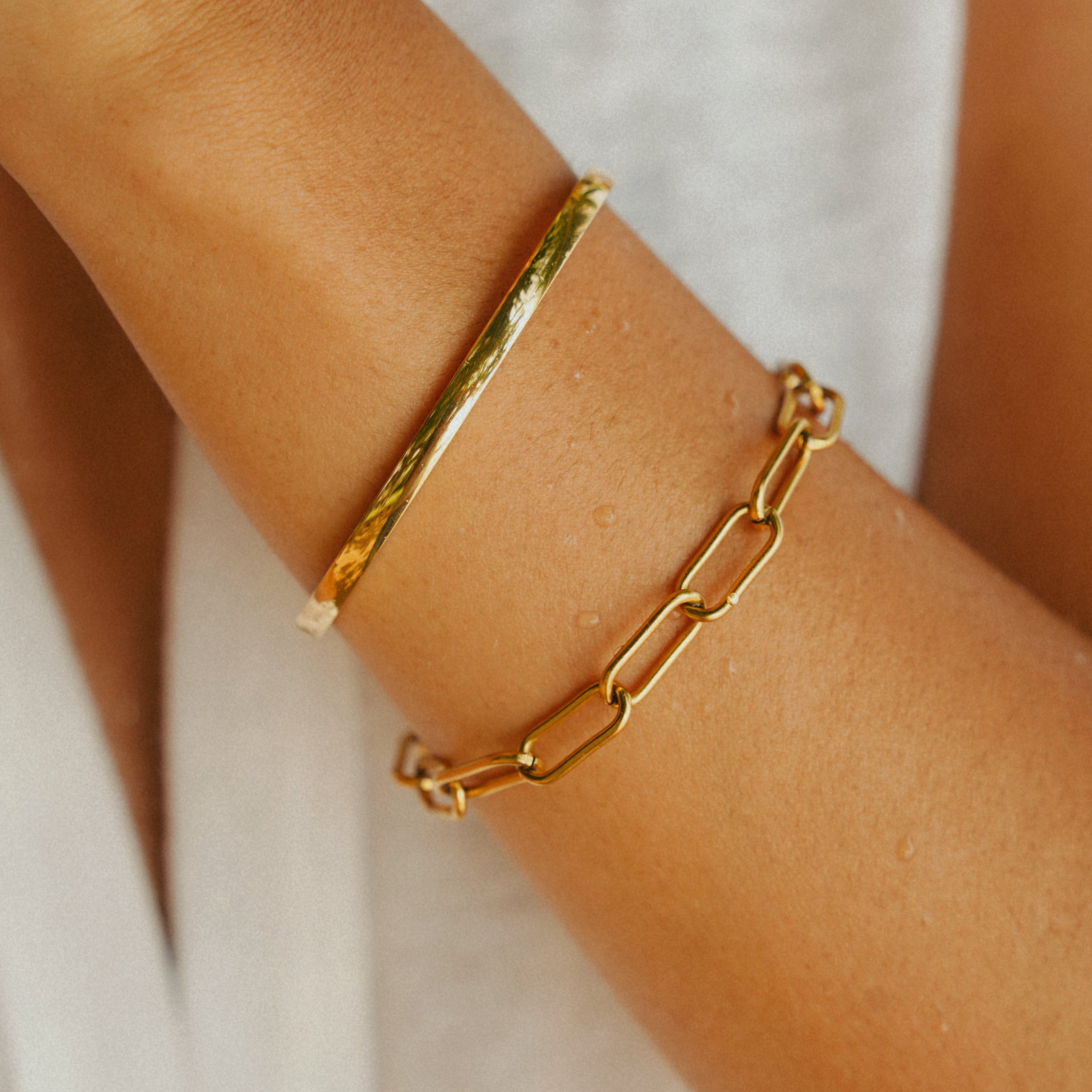 Capri Paperclip Bracelet