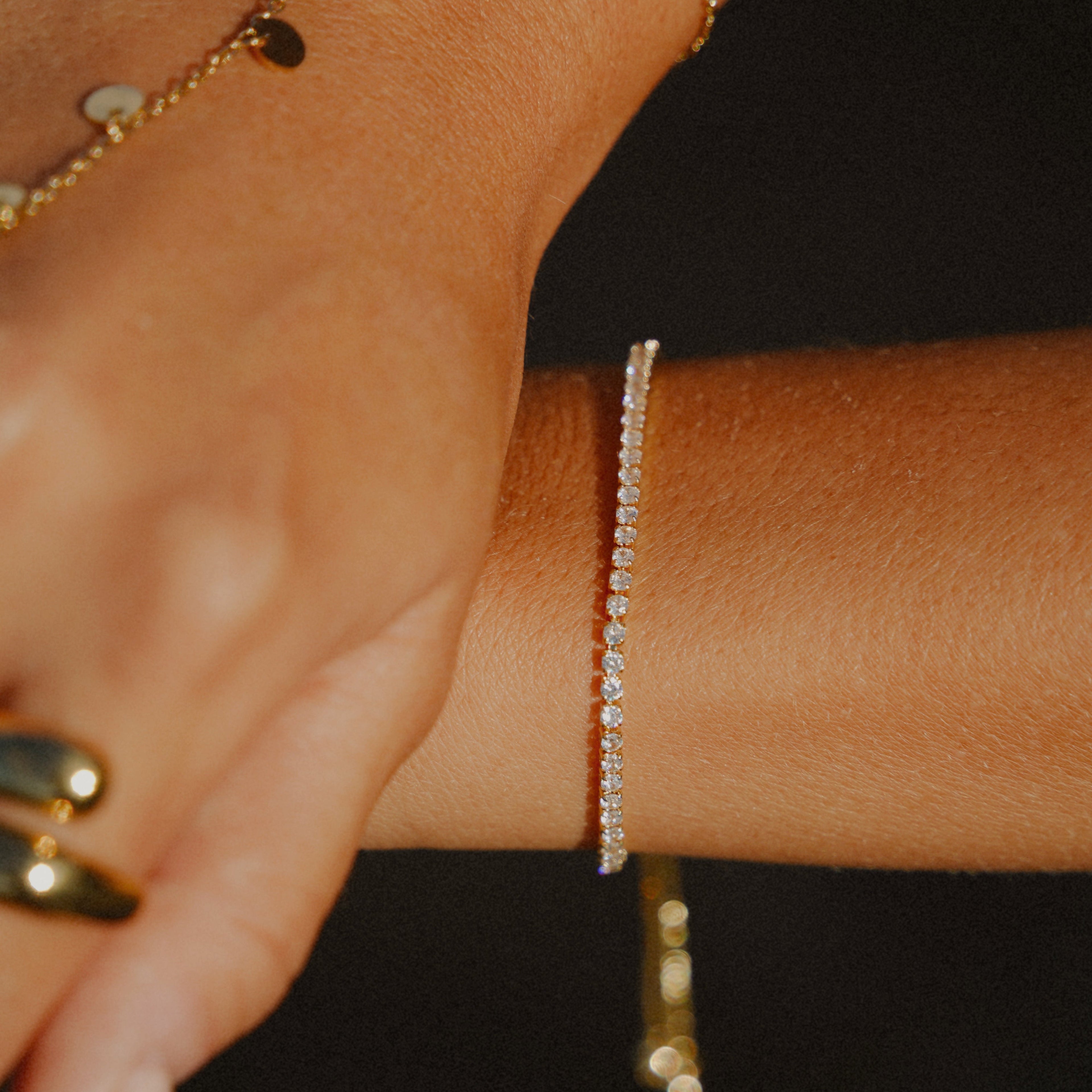 Mae Tennis Bracelet