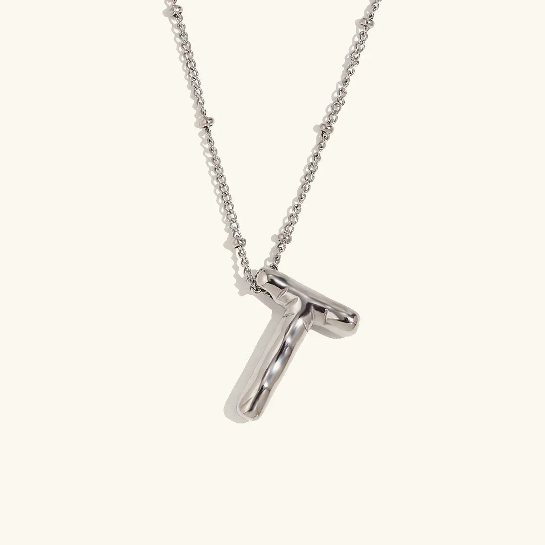 Juliet Bubble Initial Necklace