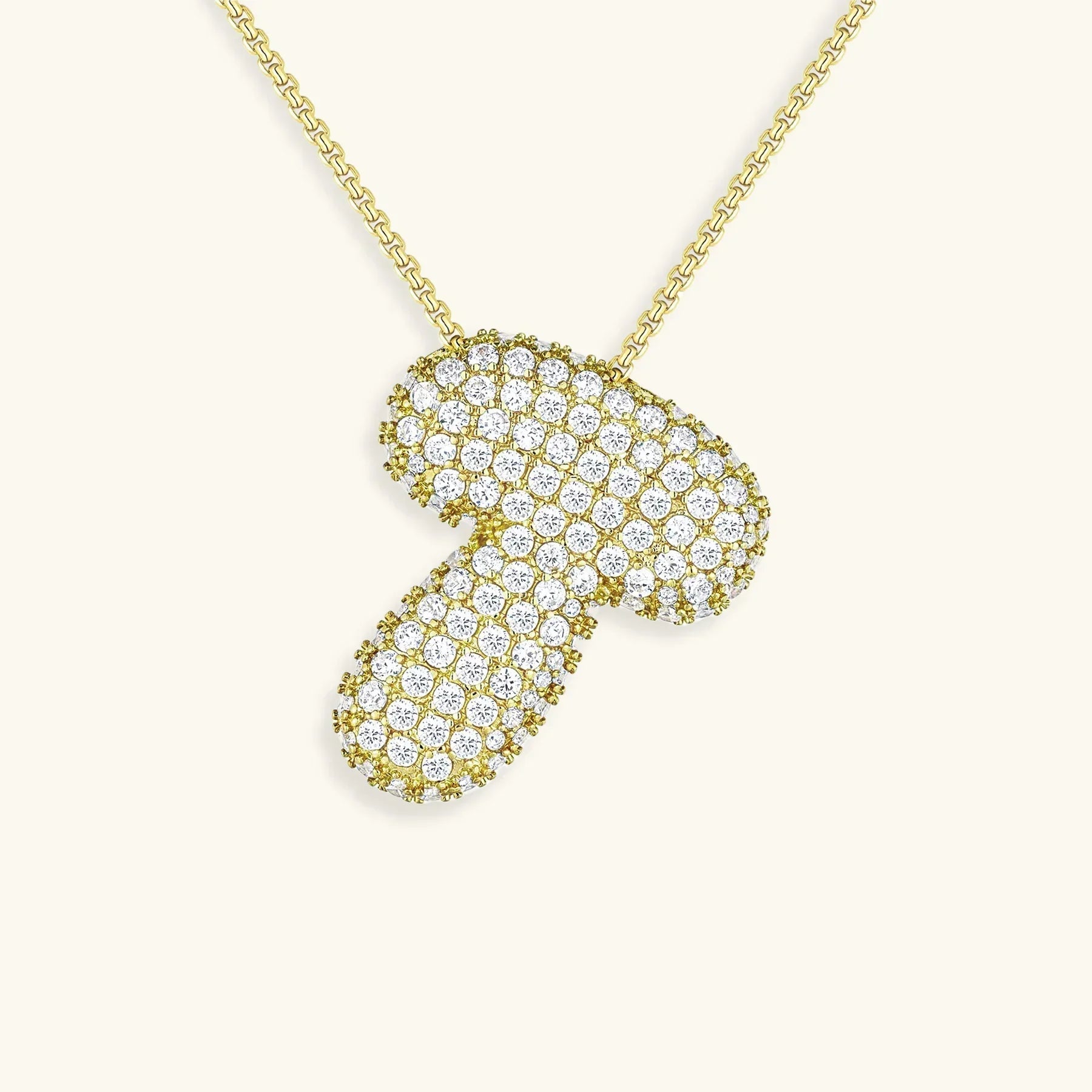 Mabelle Bubble Initial Necklace