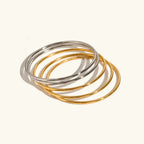 Clementine Gold Bangle Set